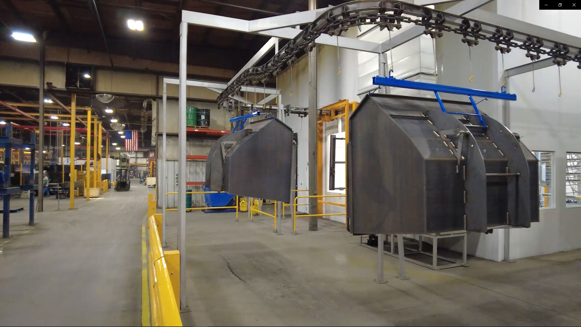 Hopper's on Powder Coat Line